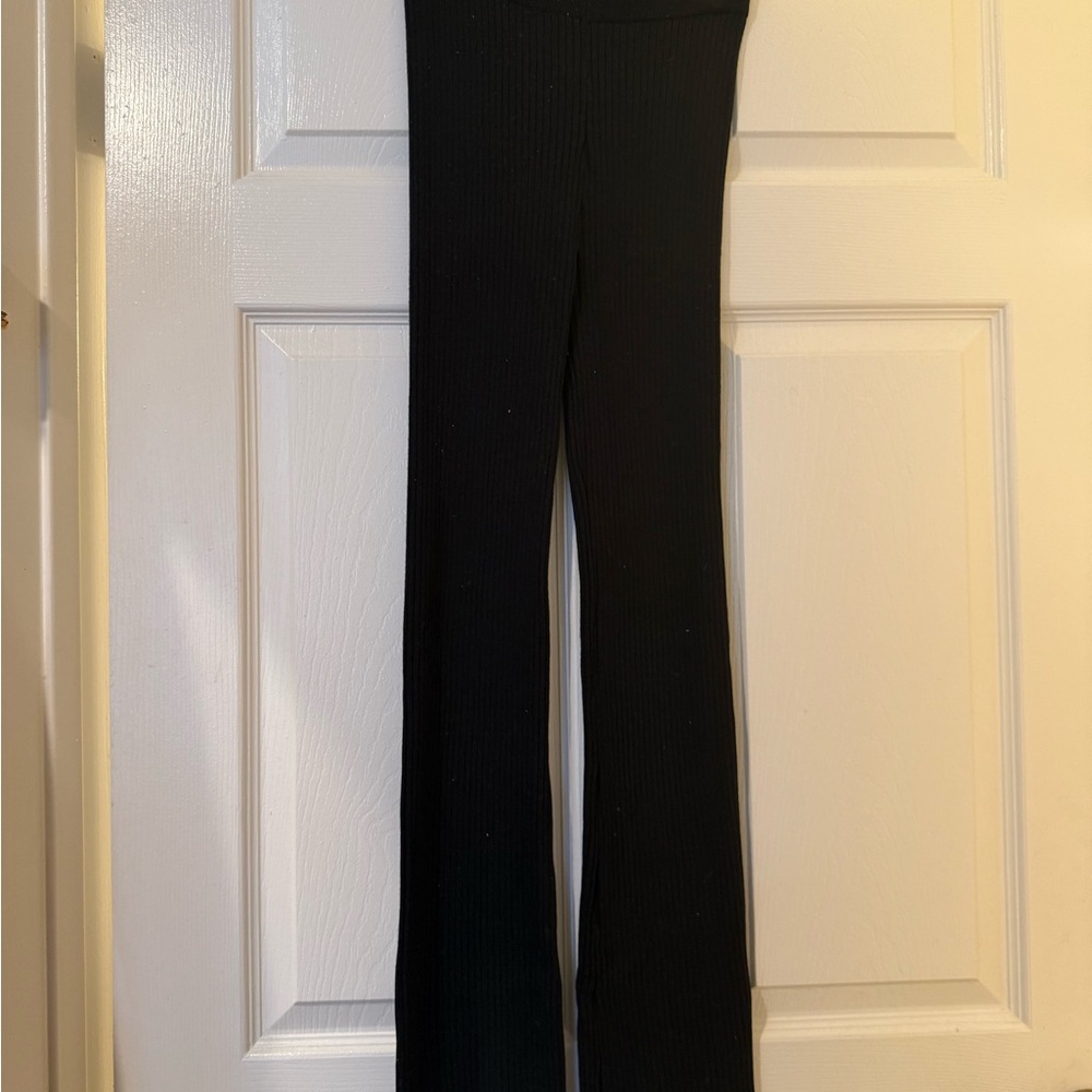 Chic Black Flare Women's Pants
